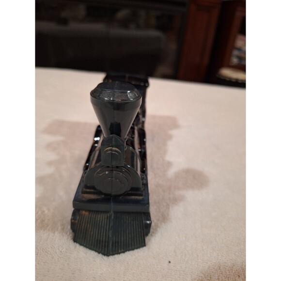 AVON Brown Glass Decanter TRAIN After Shave Bottle Locomotive Vintage - Picture 4 of 5